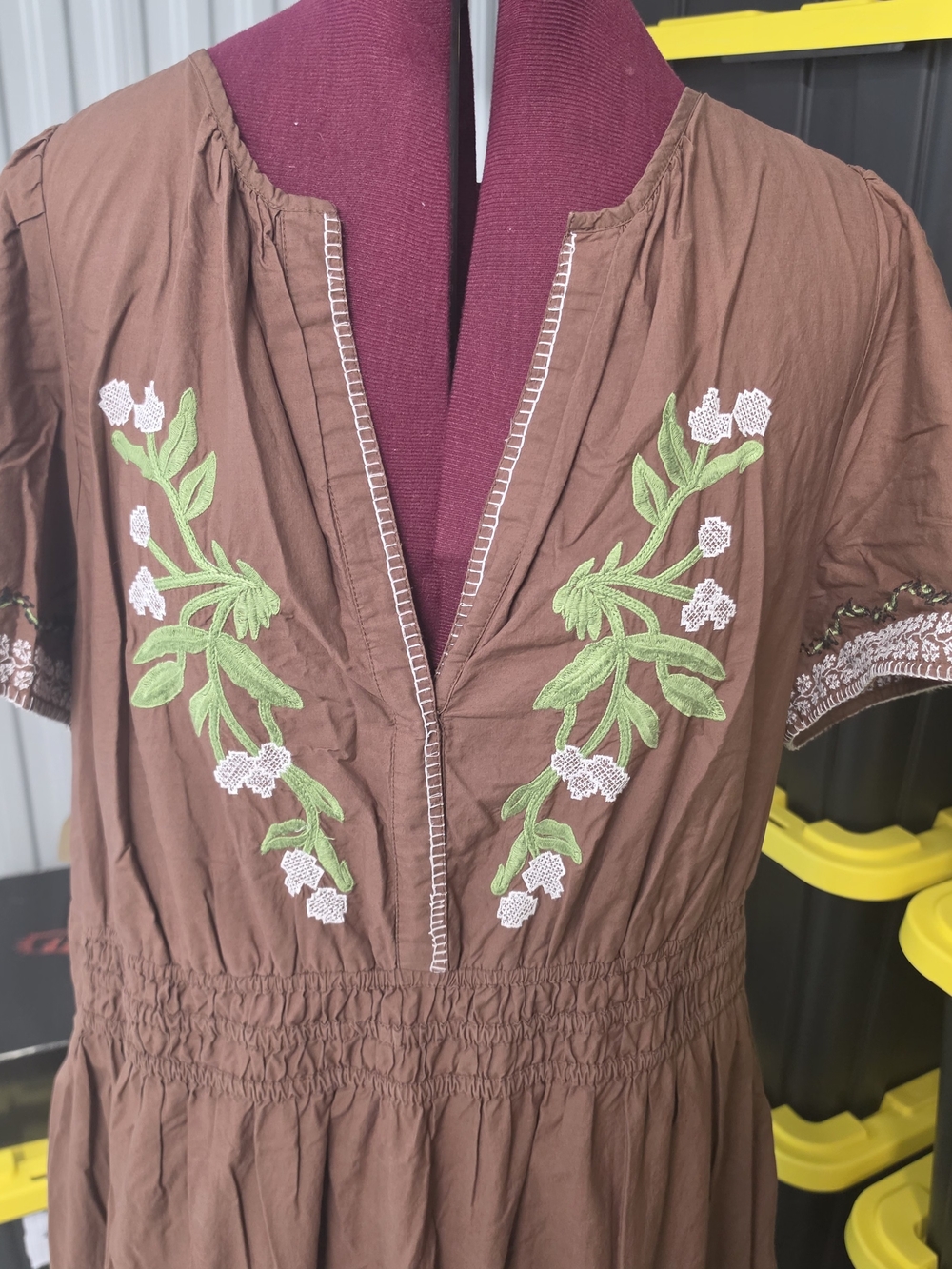 The Somerset Embroidered Maxi Dress - Picture 5 of 10